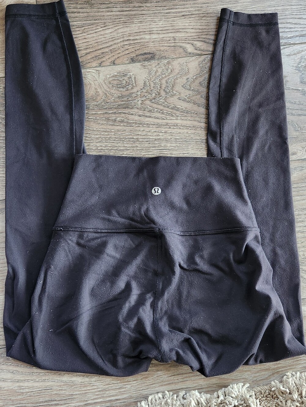 Lululemon black full length leggings size 2